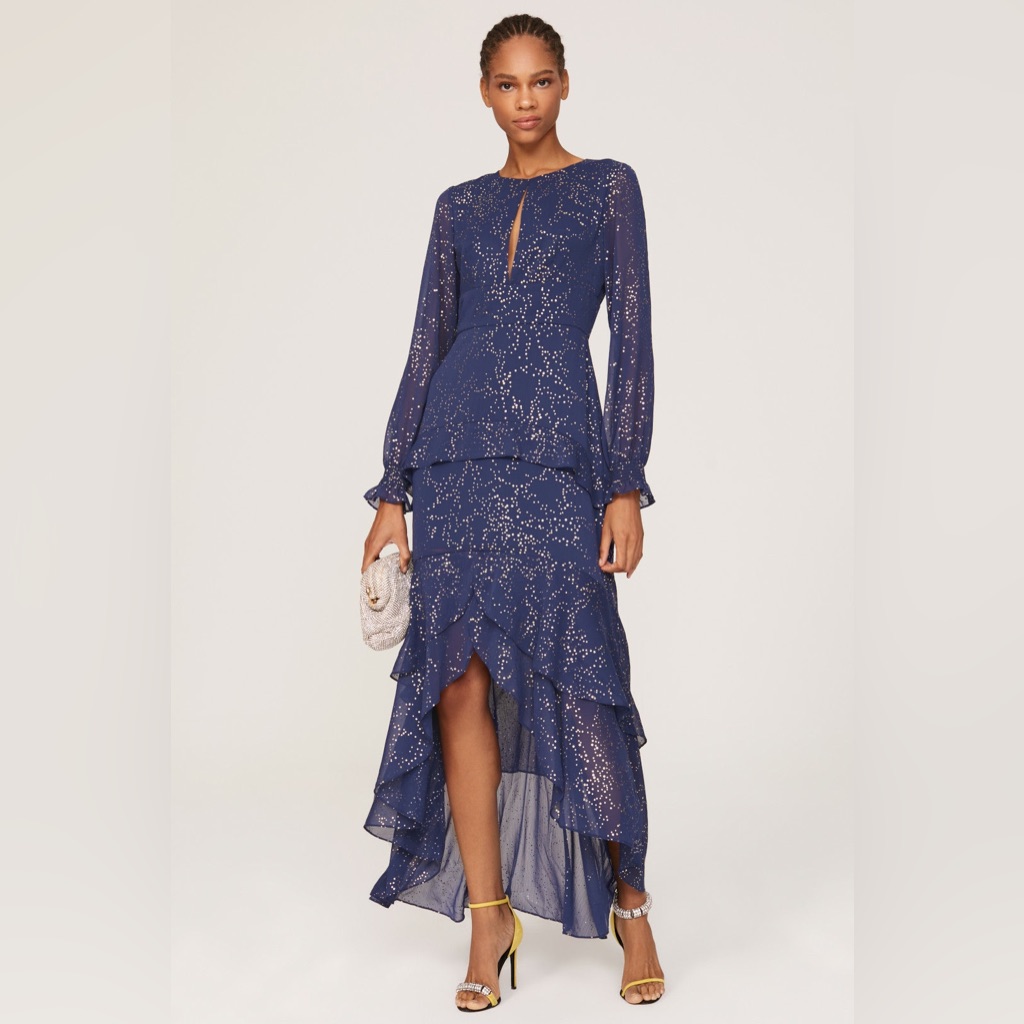 Hutch Navy High Low Women's Dress